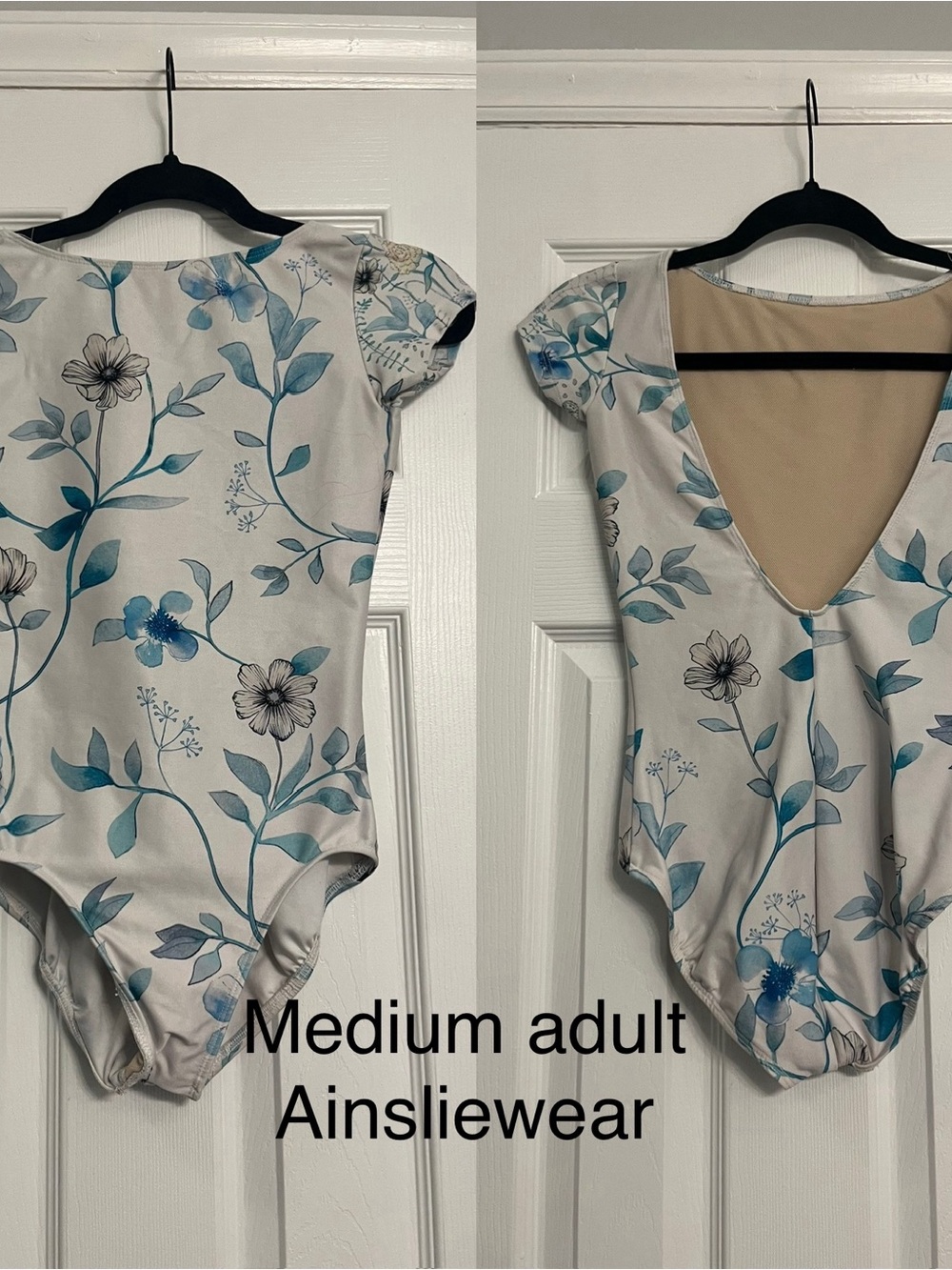MA Ainsliewear floral ballet leotard